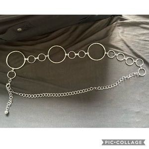 Silver loop belt from Urban outfitters!!